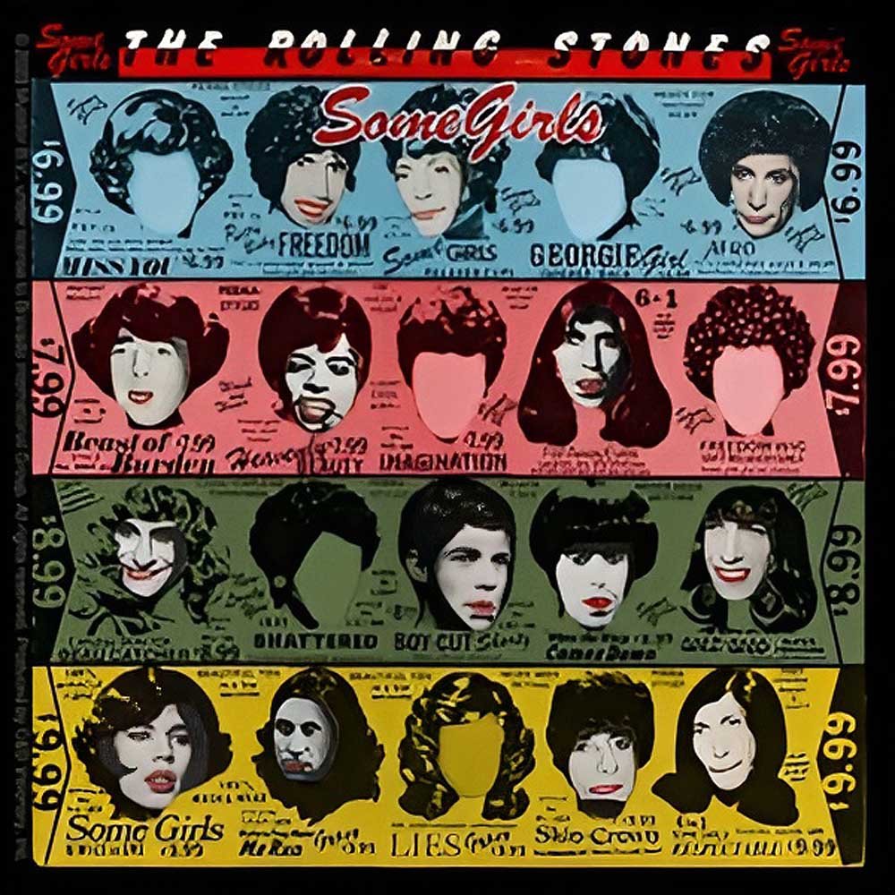 ROLLING STONES ローリングストーンズ (来日 35周年 記念 ) - Some Girls / ステッカー - PGS